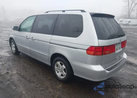 2001 Honda Odyssey Ex from USA, damaged, VIN 2HKRL18621H579994
